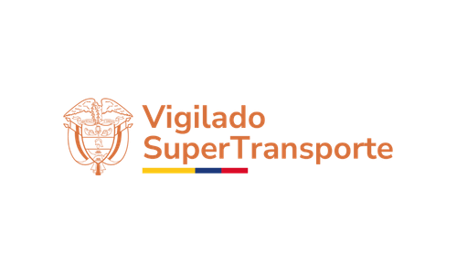 Sello oficial de Vigilado Superintendencia de Transporte - Colombia